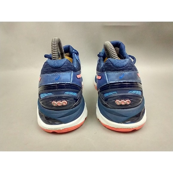 Asics Shoes Womens 8 GT-2000 5 Running Sneakers Blue Pink Shoes T757N - Picture 4 of 12